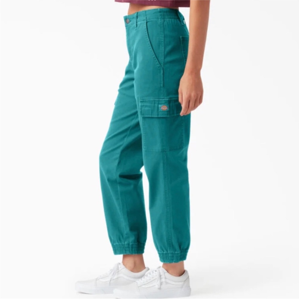 Dickies Women’s High Rise Fit Cargo Jogger Pants - Size 30 - Deep Lake